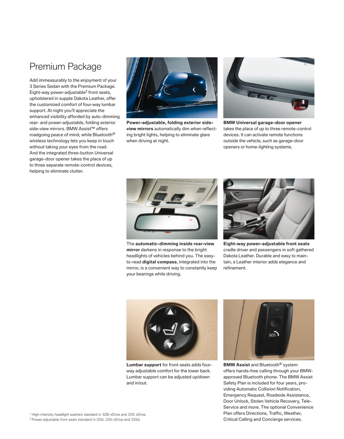 2009 BMW 3-Series Sedan Brochure Page 1